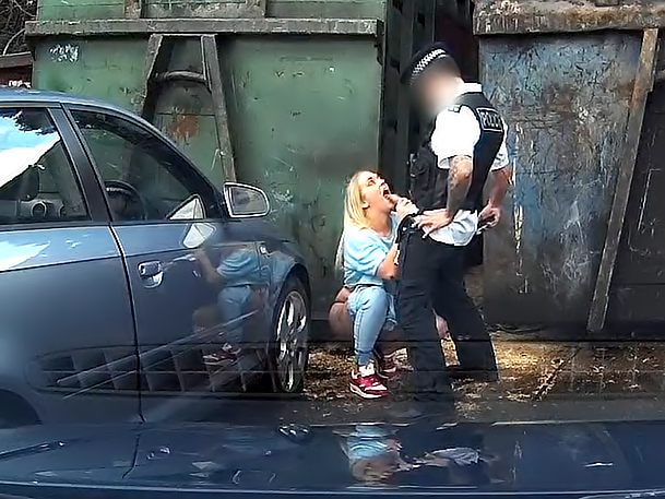 Balls of steel Girl caught short won't be telling her boyfriend