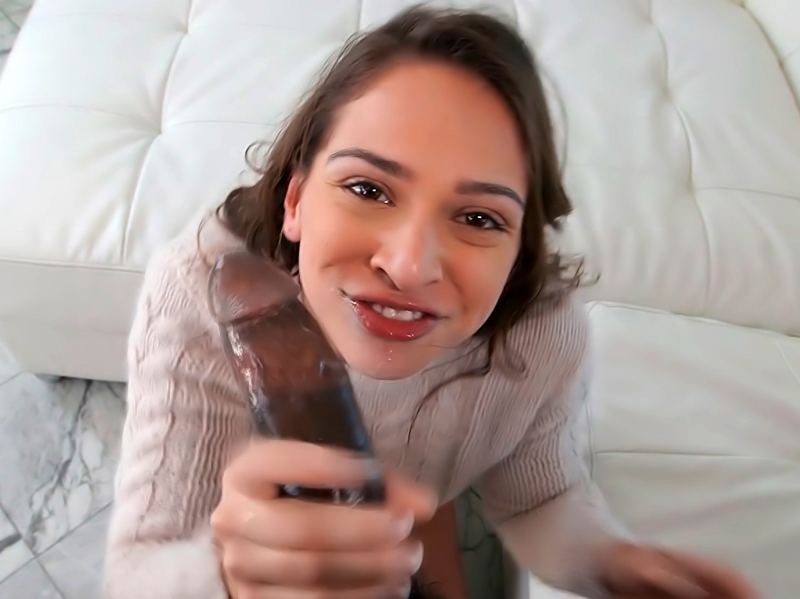 Teen Is Happy for Her First Black Cock