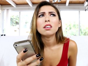 Young beauty in a tight dress needs big dick sex