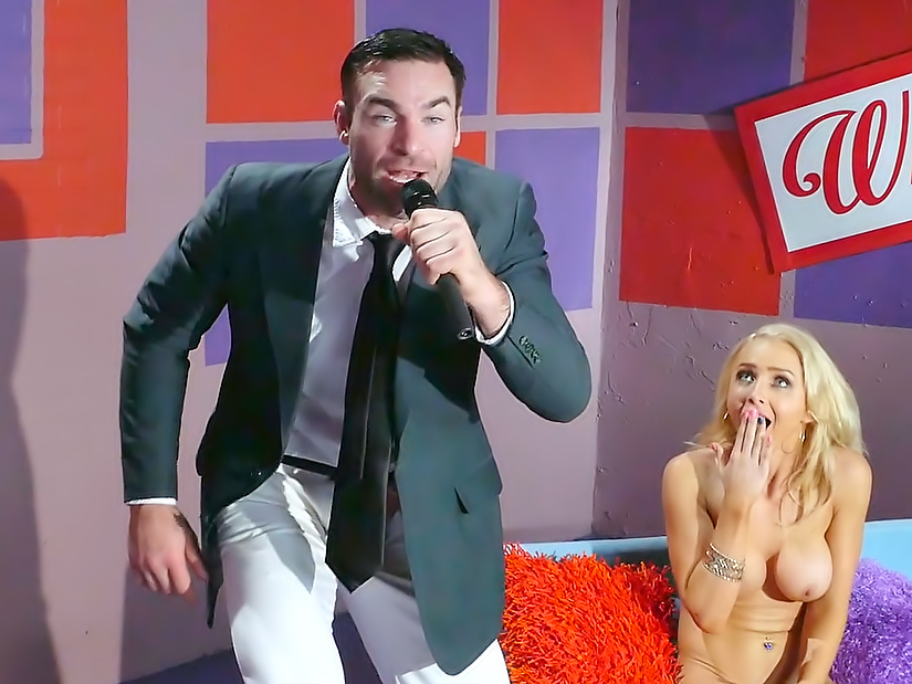 Dirty gameshow with a hardcore fuck of a hottie
