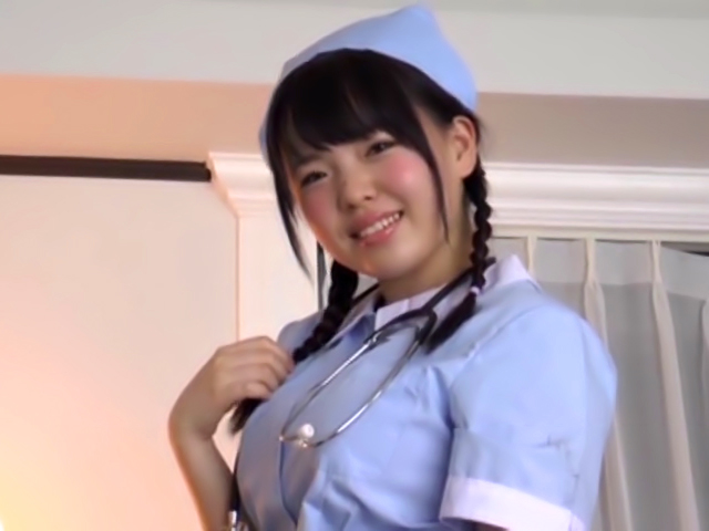 Asian model Serina Ueda takes her clothes off in front of the camera.