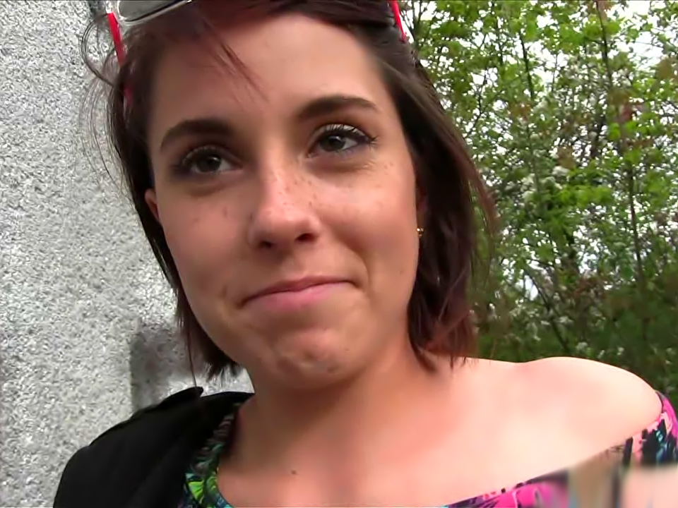 Brunette Amateur Banged Outdoors